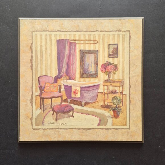 Cute Bathroom Wall Decor - Picture 1 of 5